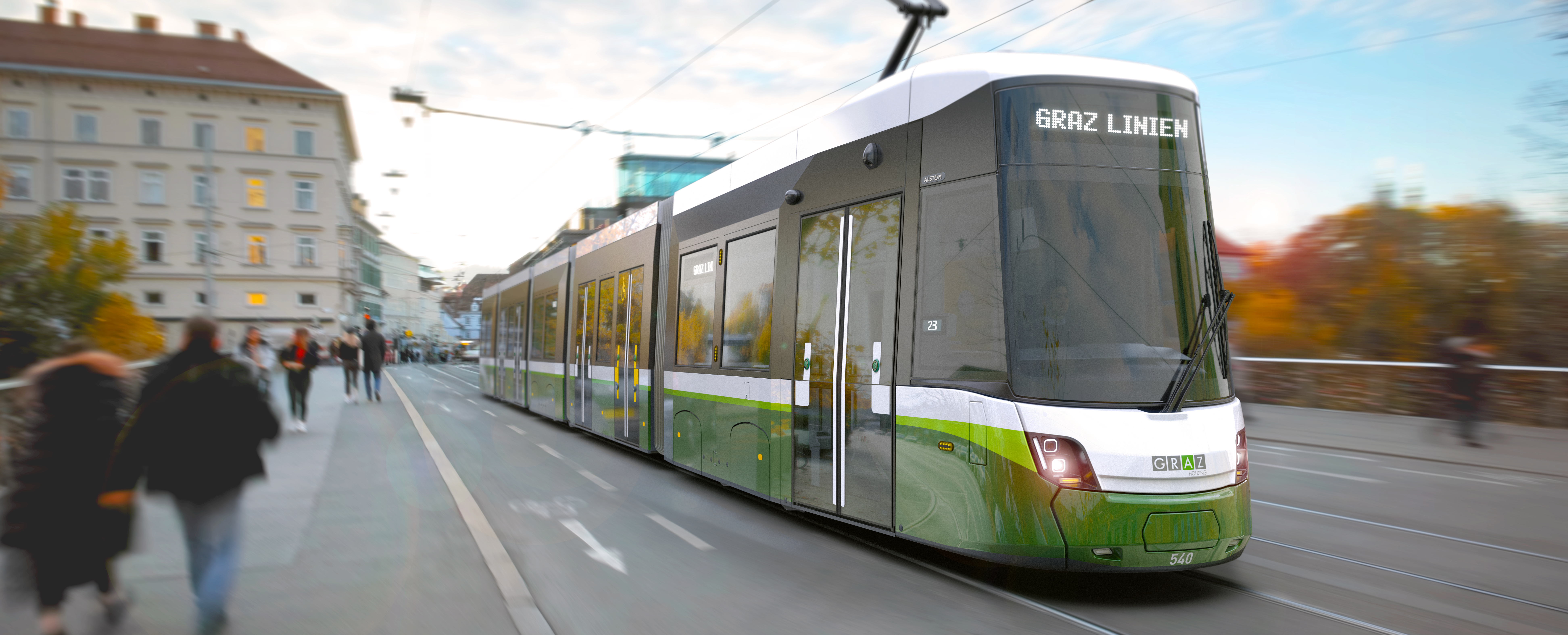 Light Rail Flexity for Graz rendering 2024