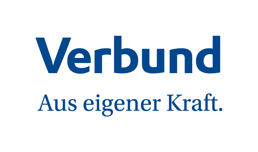 VERBUND Logo Claim DE CMYK Blau